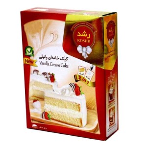 پودر کیک رشد خامه ای وانیلی 500گرم