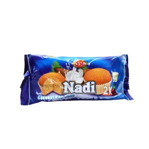 کیک دوقلو نارگیلی نادی 60 گرم 36 عددی