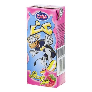 شیر توت فرنگی میهن 200 سی سی