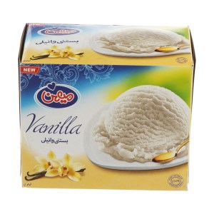 بستنی وانیلی میهن 2 لیتر