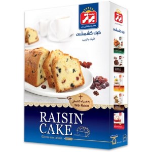 پودر کیک کشمشی برتر جعبه 450 گرم