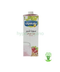 شیر سویا توت فرنگی مانداسوی 1 لیتر