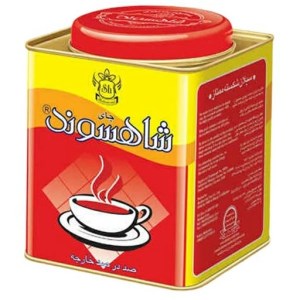 چای قوطی شاهسوند قرمز 450 گرمی