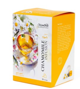 دمنوش گیاهی بابونه جعبه نارنجی شاهسوند 18 گرم