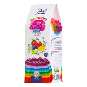 پودر ژله رنگین کمان فرمند 100گرم