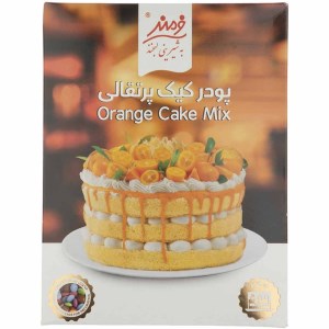 پودر کیک فرمند پرتقالی 500گرم(حاوی بسته تزئینی)