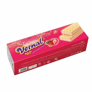 ویفر ورنال خانواده فرمند توت فرنگی 165گرم 12ع