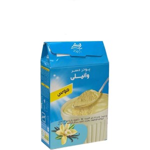 پودر دسر موس وانیلی فرمند