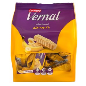 مینی ویفر موزی ورنال فرمند 300 گرم