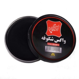 واکس قوطی فلزی مشکی کفشدوز