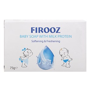 صابون بچه پروتئین شیر فیروز فام 75 گرم
