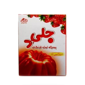 پودر ژله جلی دی توت فرنگی