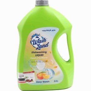 مایع ظرفشویی سیب سبز و گل یاس واش لند 3500 گرم