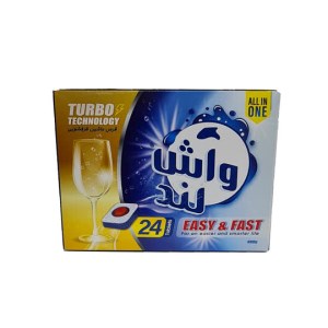 قرص ماشین ظرفشویی واش لند 24عددی