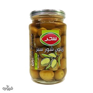 زیتون شور سحر شیشه 240گرمی