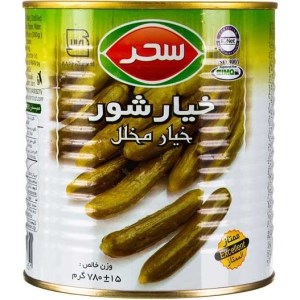 خیارشور سحر قوطی ممتاز 780 گرم