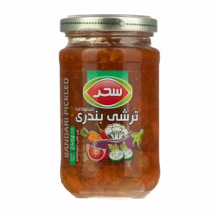 ترشی بندری (مخلوط تند) سحر شیشه 240گرم