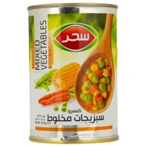 کنسرو مخلوط سبزیجات سحر 3000 گرمی