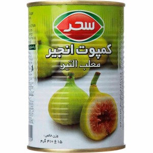 کمپوت انجیر سحر قوطی 410 گرم