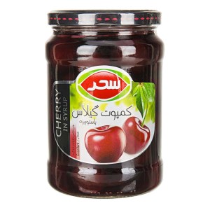 کمپوت گیلاس سحر شیشه 660 گرم