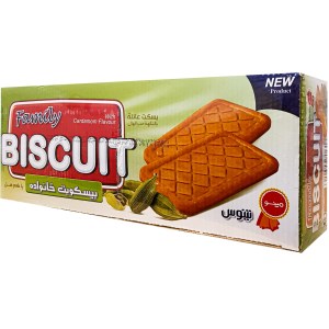 بیسکویت پذیرایی خانواده مینو طعم هل 620 گرم