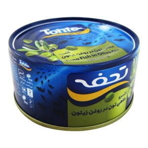 تن ماهی تحفه درروغن زیتون 180گرمی کلیددار