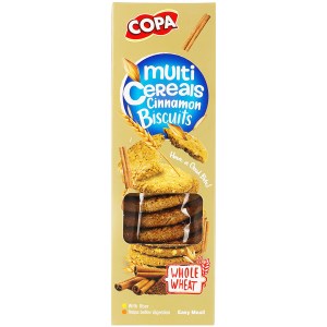 بیسکویت چند غله با طعم دارچین کوپا 150 گرم