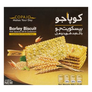 بیسکویت جو کوپاجو با تزیین کنجد و شوید هلی 900 گرم