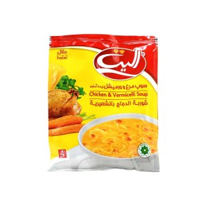 سوپ مرغ و ورمیشل الیت