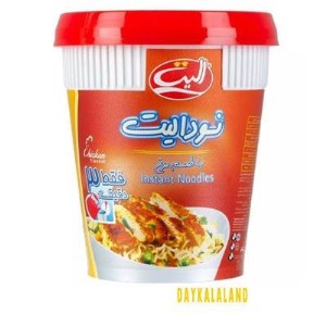 نودالیت مرغ لیوانی اماده لذیذ