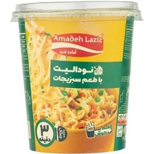 نودالیت سبزیجات لیوانی اماده لذیذ