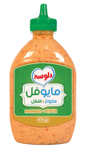 سس مایوفل دلوسه(مایونز+فلفل)پت 415گرم