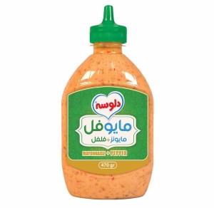 سس مایوفل دلوسه(مایونز+فلفل)پت 415گرم