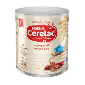 سرلاک گندم وخرما نستله قوطی 400 گرم