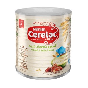 سرلاک گندم وتکه های خرما نستله قوطی 400گرم