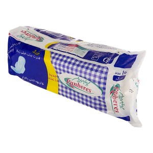 نوار پنبه ریز لطیف بالدار ضخیم بزرگ روزانه سبز