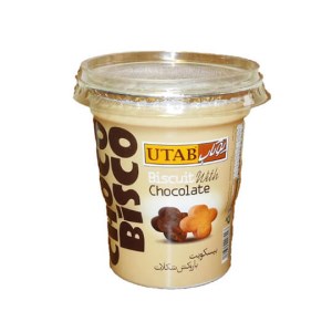 بیسکویت جمانه لیوانی باروکش شکلات