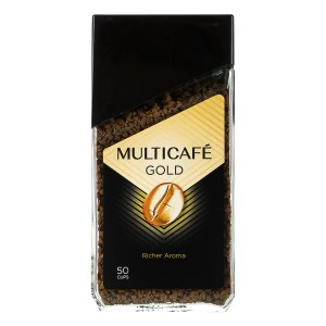 مولتی کافه گلد شیشه 100 گرم قهوه فوری