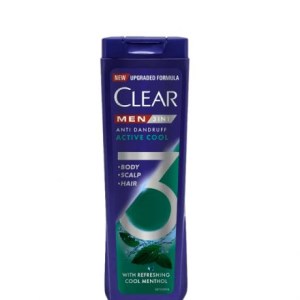 شامپو مردانه نعنایی 3*1 کلییر 400 میل