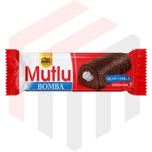 کیک روغنی کاکائو بامغزی وانیل بنیس 24ع (BOMBA )