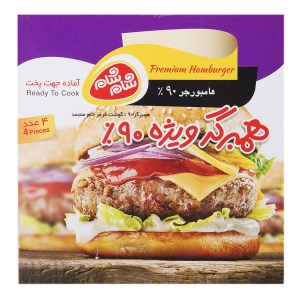 همبرگر ویژه شام شام 400 گرمی 90%گوشت