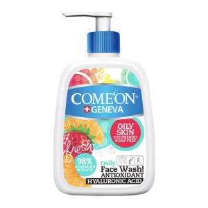 ژل پمپی کامان شستشوی صورت چرب