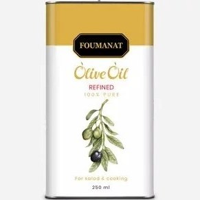 روغن مایع زیتون تصفیه شده فومنات 250 میل