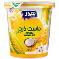 ماست کم چرب ذرت و قارچ هراز 750 گرم