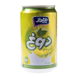 دوغ قوطی با طعم نعنا هراز 330 میل