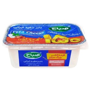 پنیر پروسس ستاره دار صباح وزن 380 گرم