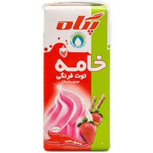 خامه استریل توت فرنگی پگاه 200 سی سی