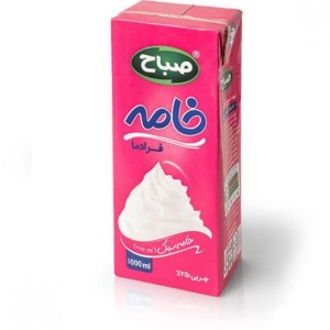 خامه پاکتی صباح1 لیتر صبحانه