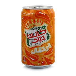 نوشابه قوطی کانادادرای پرتقالی 330میل