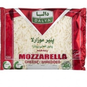 پنیر پیتزا موزارلا رنده شده دالیا 500 گرم